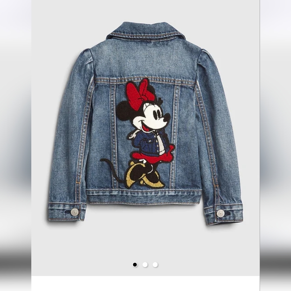GAP Kids Blue Denim Jacket with Silver Buttons  Stitch  Sets